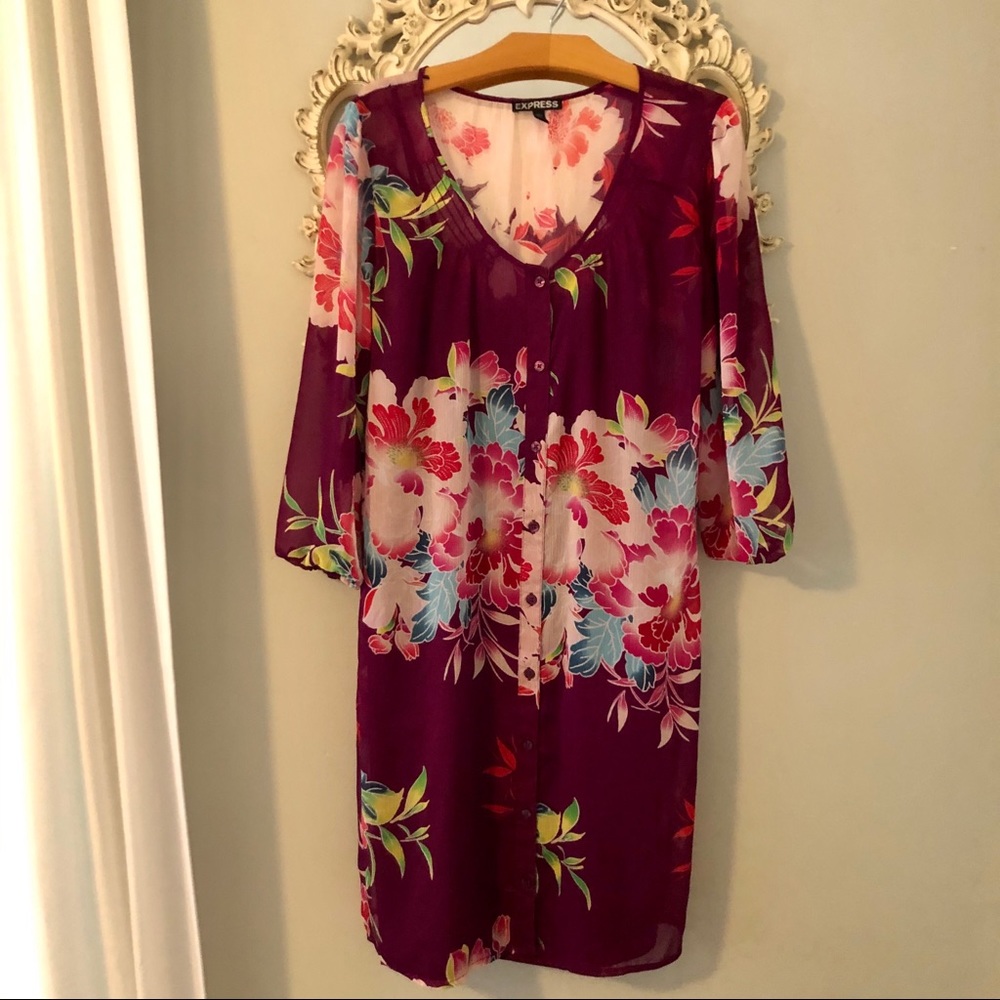 Express Button Up dress - Picture 3 of 4
